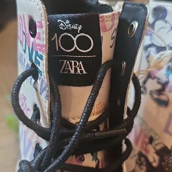 Disney Mickey Mouse 100th Anniversary Boots Size 7 NWT Zara - Picture 11 of 12
